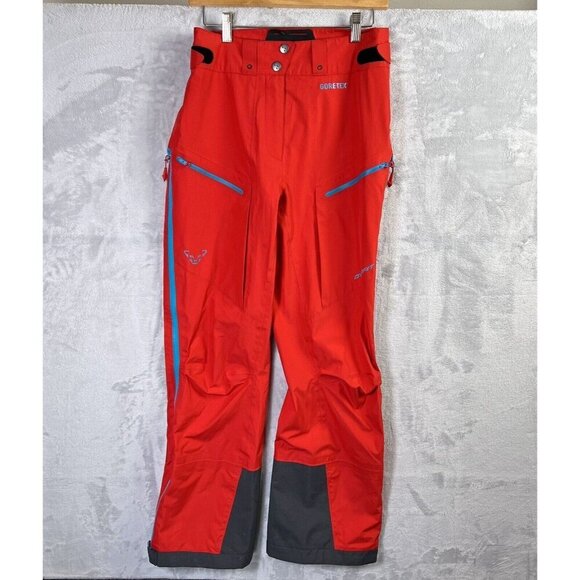 Dynafit Ski Snowboard Pants GORE-TEX Women's Small (US) Orange Blue Zippers - Picture 1 of 16